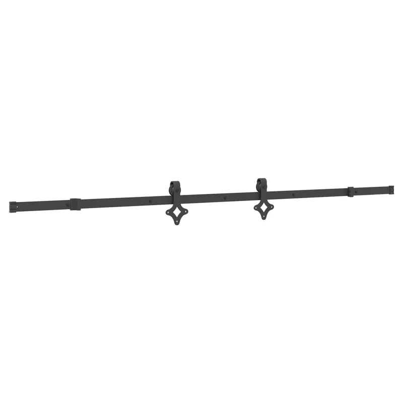 Slankios durys NARVIK Natūrali ir juoda 80 x 210 cm (213,5 cm)
