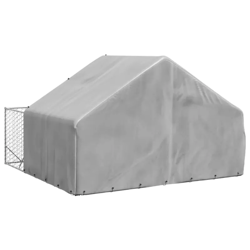 Lauko voljeras šunims su aptvaru, 3x3x1,9m, plienas
