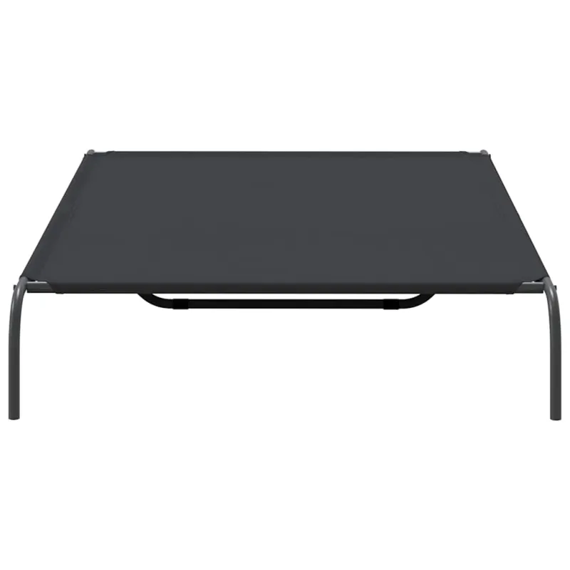 paaukštinta šunų lova juoda 150x90x20 cm Oksfordo audinys