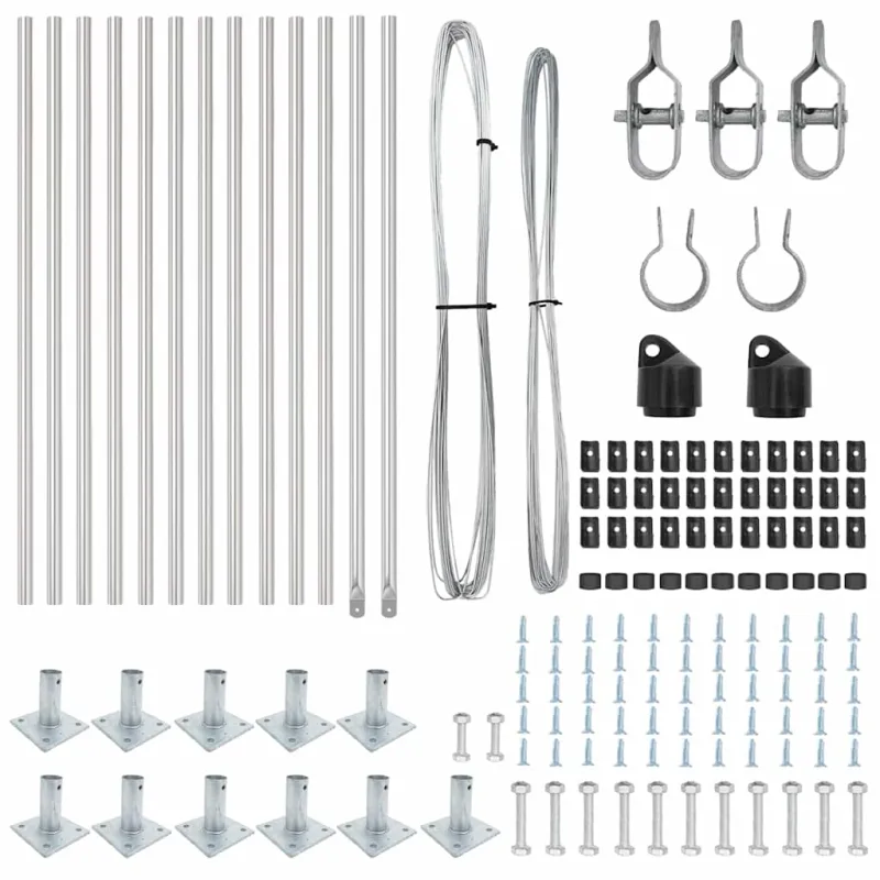 Tvorelių stulpas su betono pamatu 13 vnt. Sidabrinė