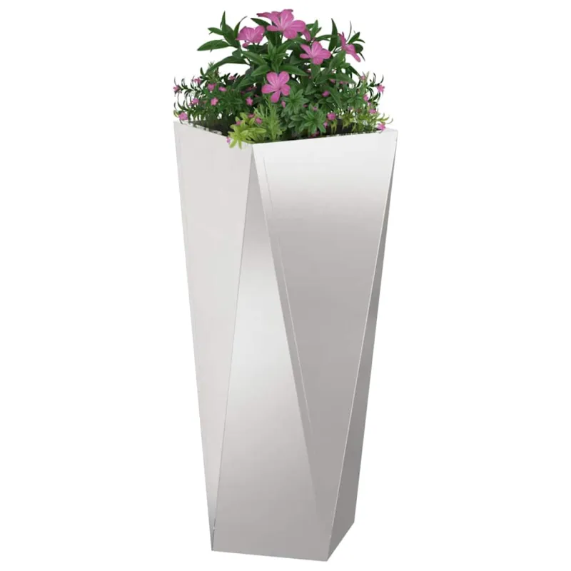 Lovelis 2 pcs Sidabro 30 x 30 x 75 cm Nerūdijantis Plienas