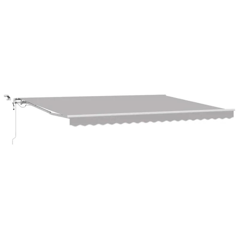 Skėtis Audinys Šviesiai pilka 450 × 350 cm Poliesteris