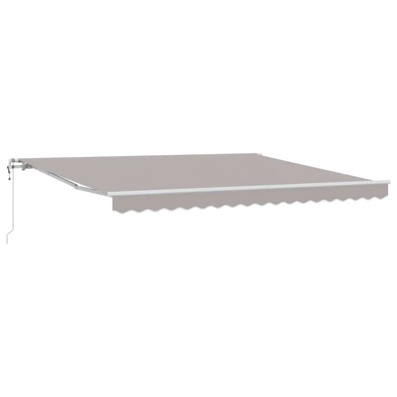 Ištraukiama markizė Šviesiai pilka 400 × 300 cm