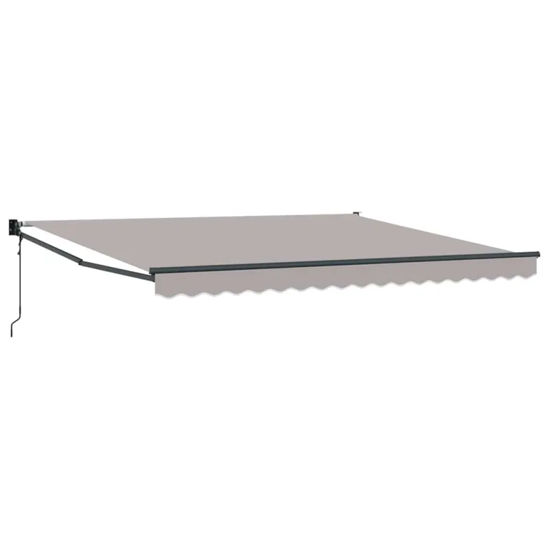 Pavėsinė Šviesiai pilka 400 × 300 cm Poliesteris ir Metalas