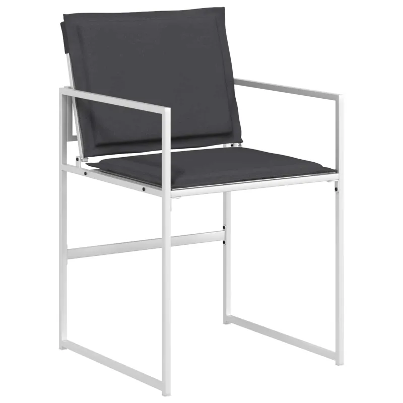 Sodo valgomojo komplektas 5 pcs Balta ir antracito