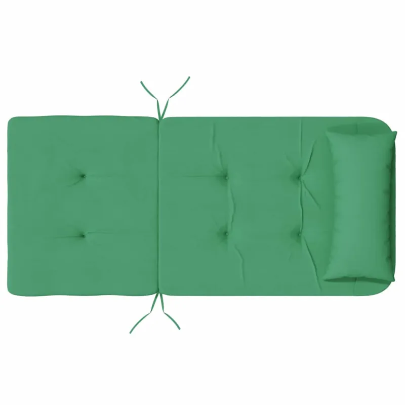Kėdžių pagalvės 2 pcs Žalia 58 x 77 x 4,5 cm Oksfordo audinys