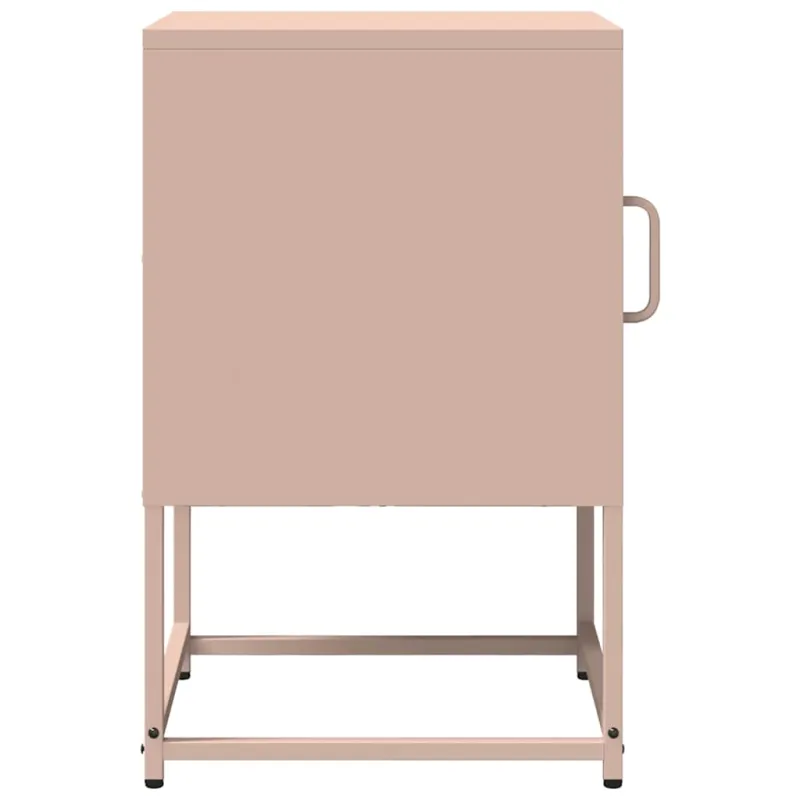 naktinė spintelė rožinė 36x39x60,5 cm šaltai valcuotas plienas