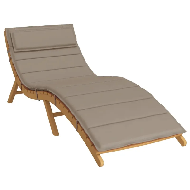 Saulės gulto čiužinukas, taupe, 180x60x4cm, oksfordo audinys