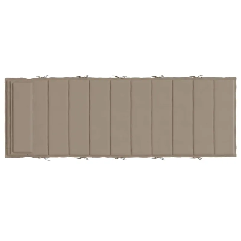 Saulės gulto čiužinukas, taupe, 180x60x4cm, oksfordo audinys
