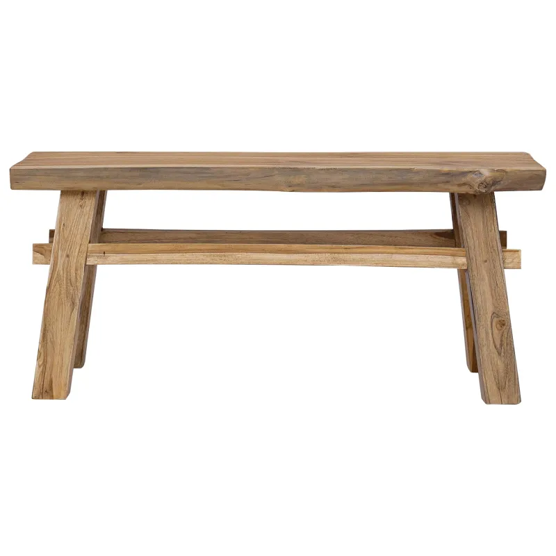 suoliukas Natūrali 100 x 29 x 43,5 cm Kieto teka medžio