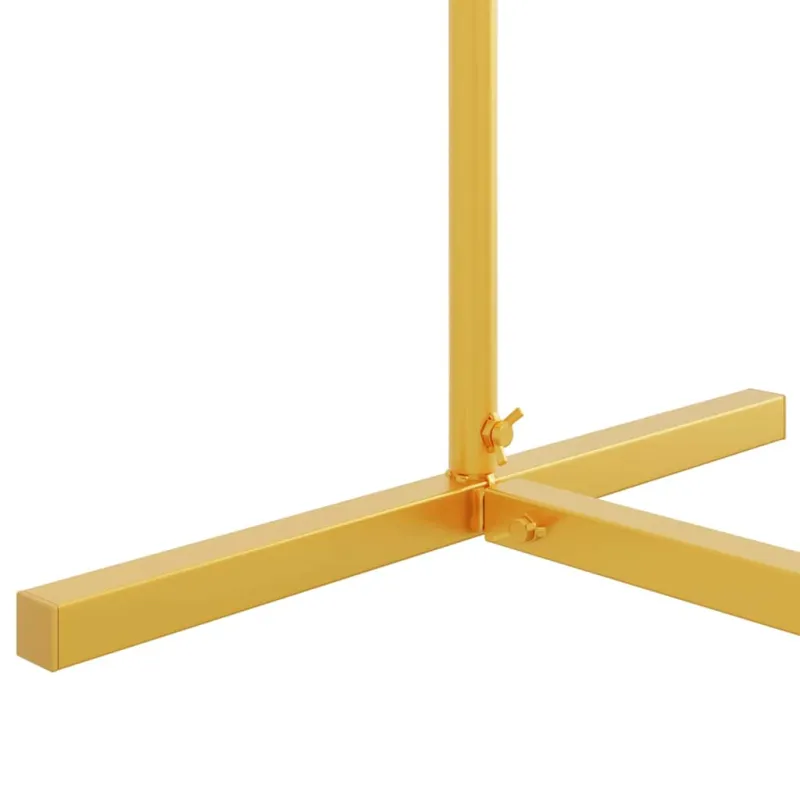 Vestuvinis Arklys Auksinė 100 x 39 x 200 cm Plienas