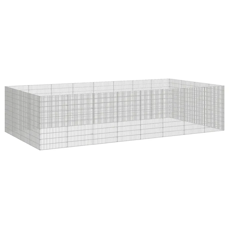 Aptvaras gyvūnams, 24 segmentai, 54x100cm, galvanizuota geležis