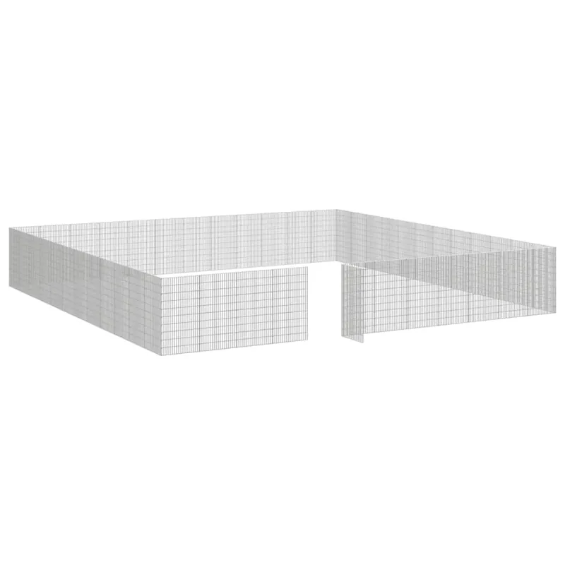 Aptvaras gyvūnams, 48 segmentai, 54x100cm, galvanizuota geležis