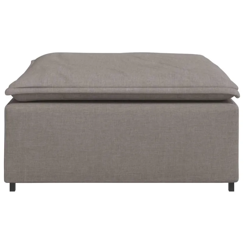Modulinė sofa, pakojų modulis, pilkai ruda, 100x100x48 cm