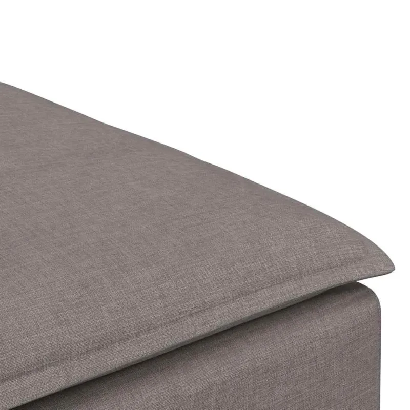 Modulinė sofa, pakojų modulis, pilkai ruda, 100x100x48 cm