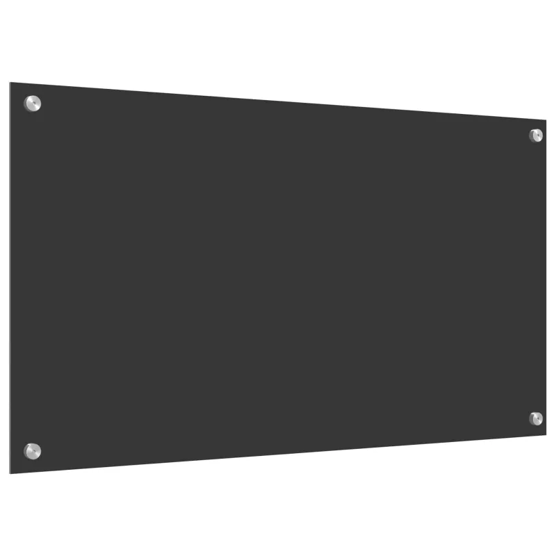 Virtuvės atbraila Tamsiai pilka 90 x 50 cm grūdintas stiklas