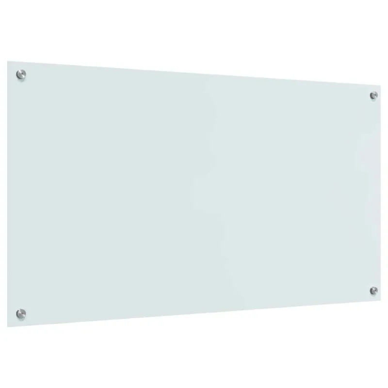 Virtuvės atbraila Balta 110 x 60 cm grūdintas stiklas