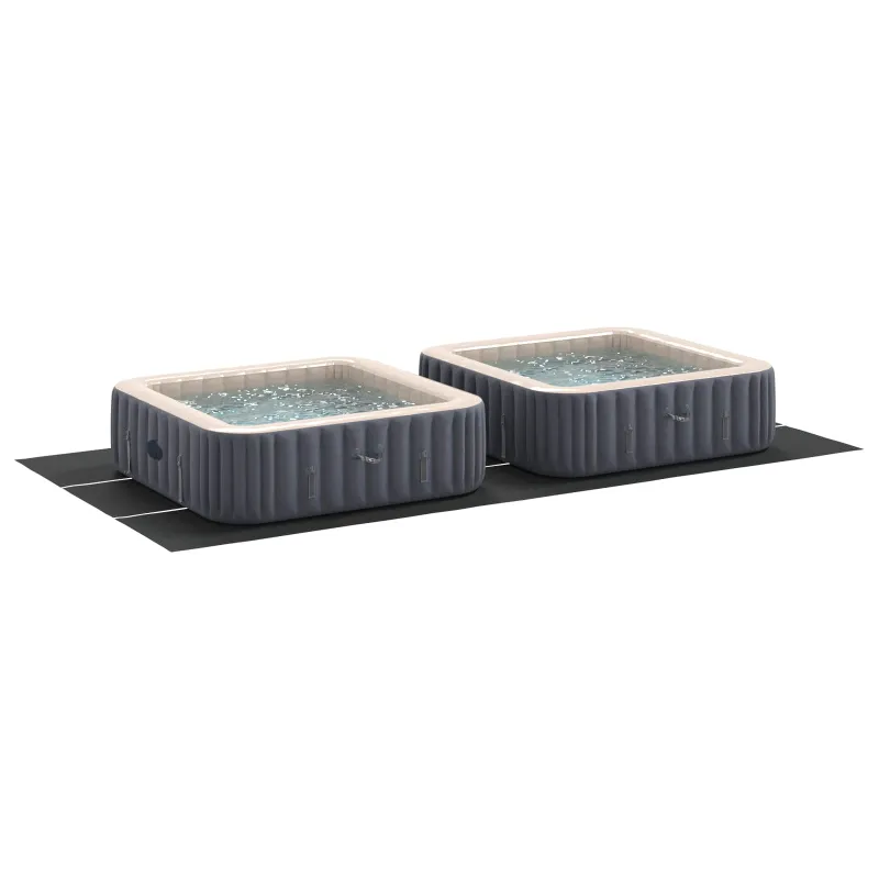 Baseino dugno plėvelė Reguliuojamas Juoda 640 x 321 x 0,1 cm