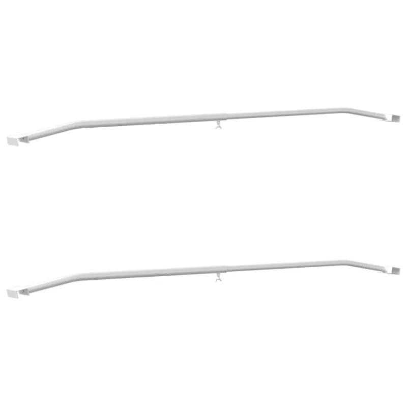 Tentų laikiklis priekaboms 2 pcs Sidabro 100-145 cm Aliuminis