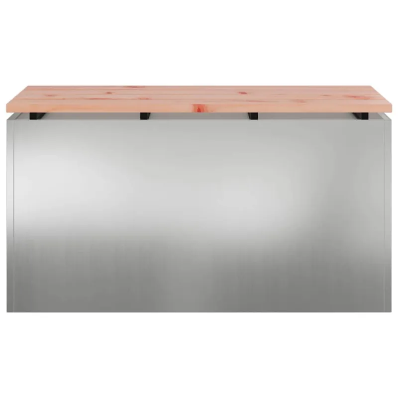 Sodo suolas Sidabro 80 x 40 x 43 cm Galvanizuotas plienas