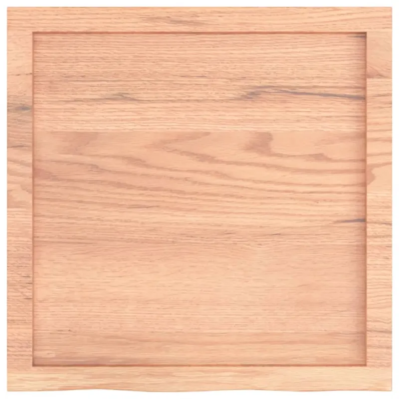 Sieninė lentyna, šviesiai ruda, 60x60x(2-4) cm, ąžuolo masyvas