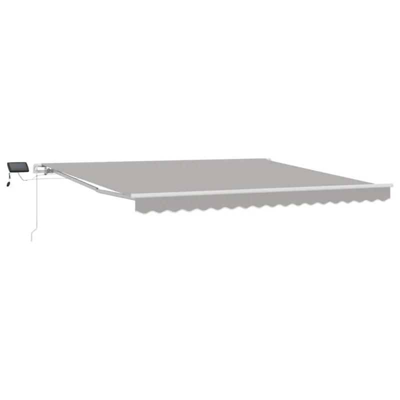 Ištraukiama markizė Šviesiai pilka 400 × 300 cm