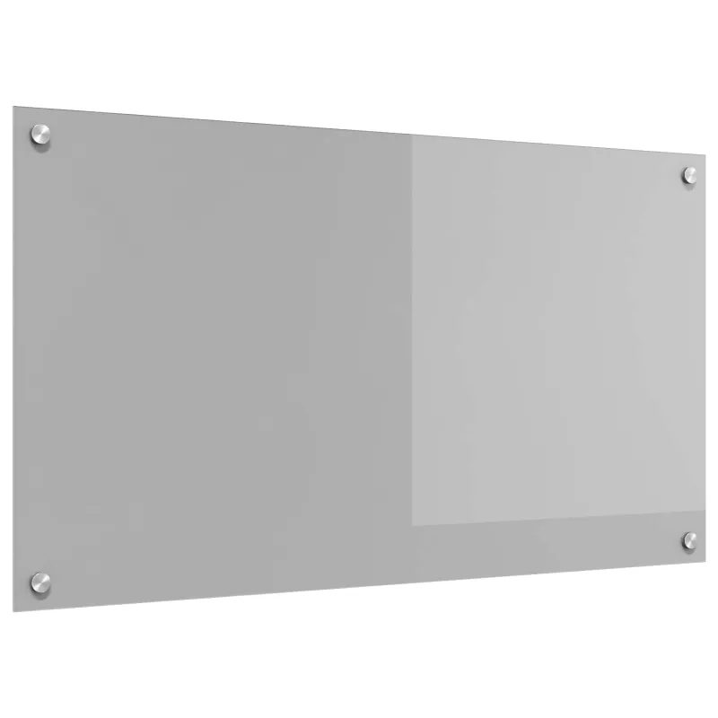 Virtuvės atbraila Šviesiai pilka 90 x 50 cm grūdintas stiklas