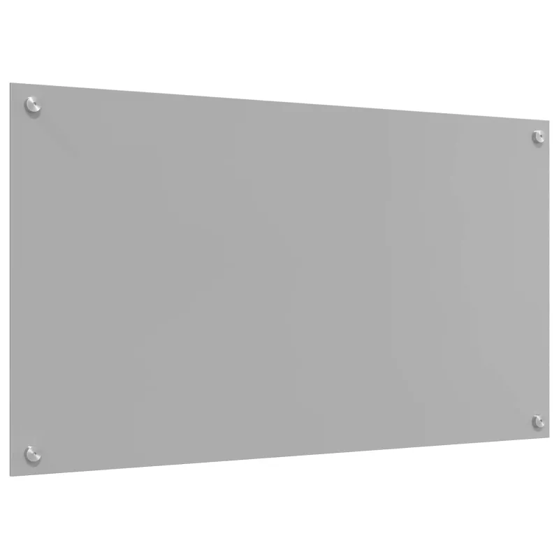 Virtuvės atbraila Šviesiai pilka 90 x 50 cm grūdintas stiklas