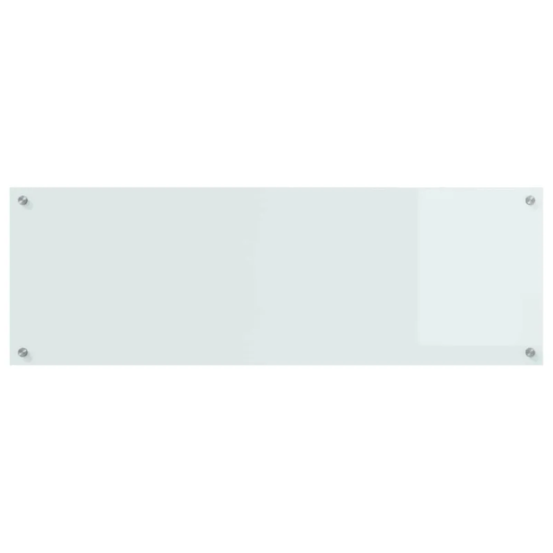 Virtuvės atbraila Balta 120 x 40 cm grūdintas stiklas