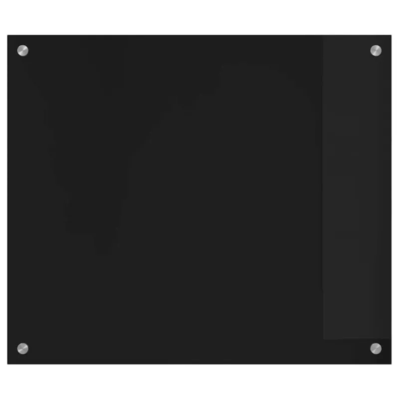 Virtuvės atbraila Juoda 70 x 60 cm grūdintas stiklas