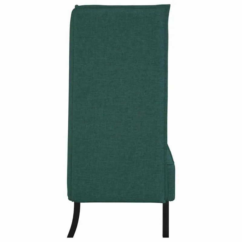 Aukštos nugaros sofa 101cm Tamsiai žalia audinys