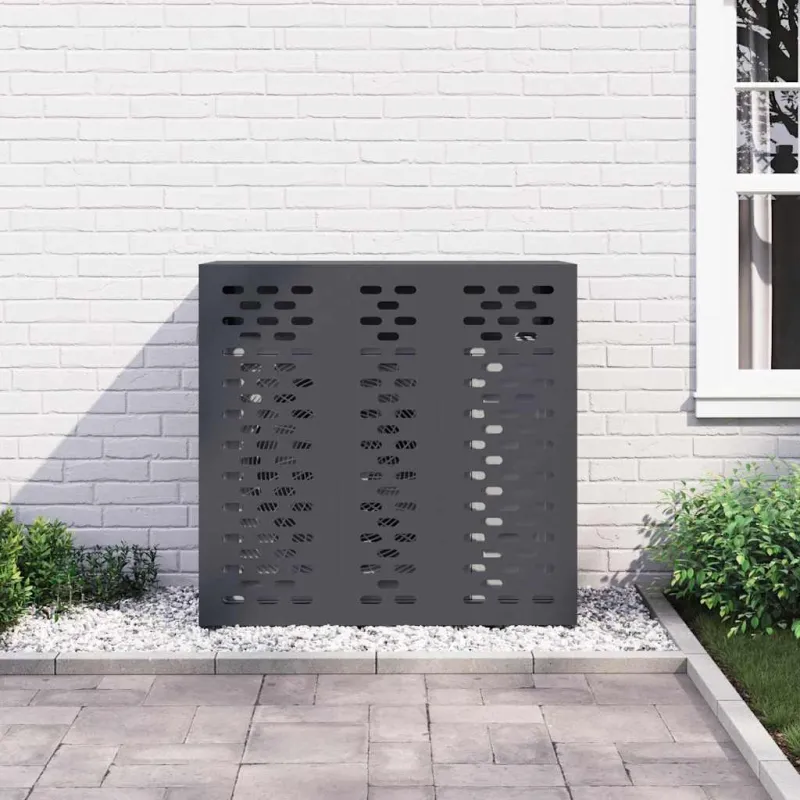 Kondicionierių uždangalas Antracitas 110 x 50 x 105 cm Plienas