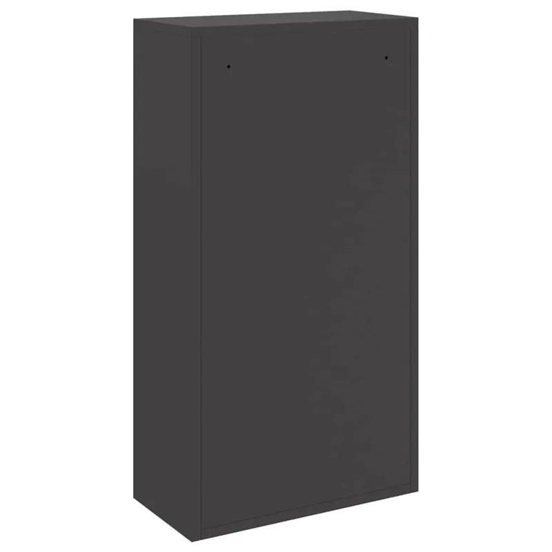 Siuntų dėžutė su saugykla Juoda 44 x 22 x 82 cm Plienas