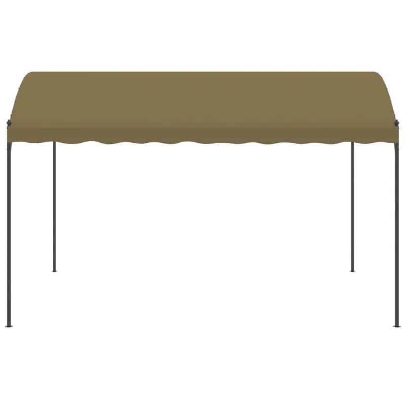 Pavėsinė, taupe spalvos, 4x3x2,6m, 180g/m²
