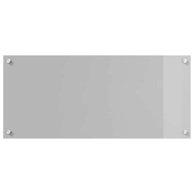 Virtuvės atbraila Šviesiai pilka 90 x 40 cm grūdintas stiklas