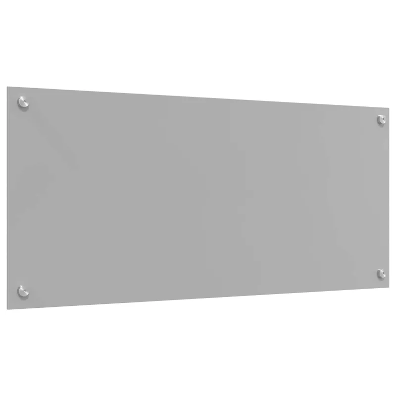 Virtuvės atbraila Šviesiai pilka 90 x 40 cm grūdintas stiklas