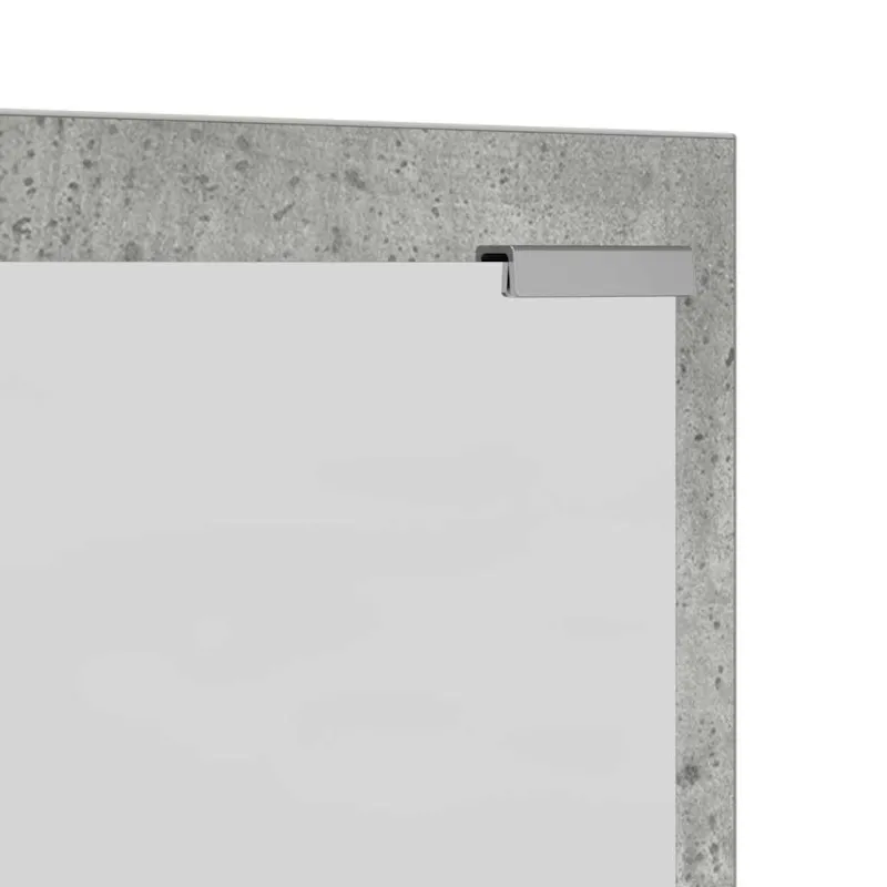 Prikabinamas paltas su saugykla Betono pilka 100 x 10 x 100 cm