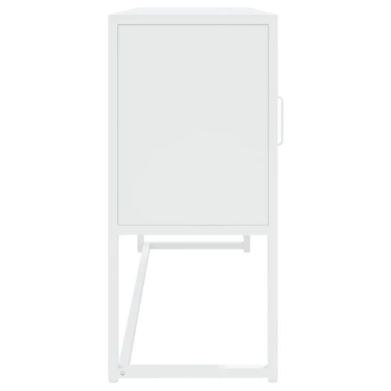 Šoninė spintelė, baltos spalvos, 105x35x75cm, plienas