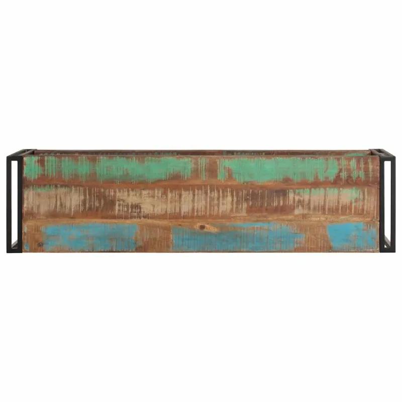 TV spintelė, 120x30x40cm, perdirbtos medienos masyvas