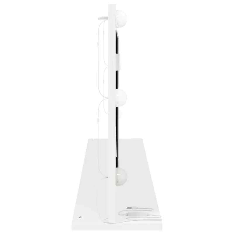 Kosmetinis veidrodis Stačiakampio Balta 100 x 45 x 18 cm