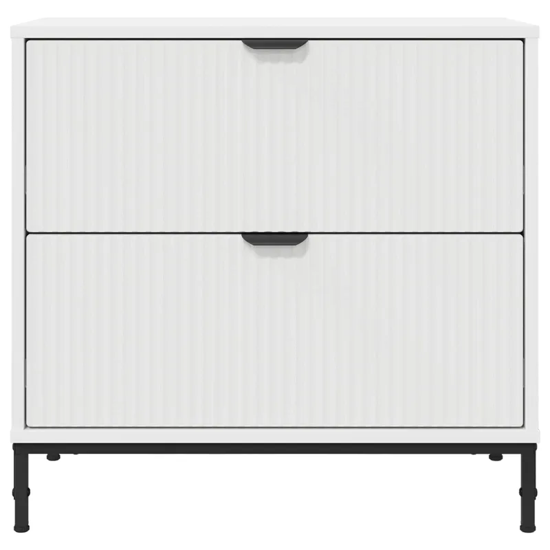 Naktinis staliukas Balta 63.5 x 36 x 61 cm Apdirbta mediena