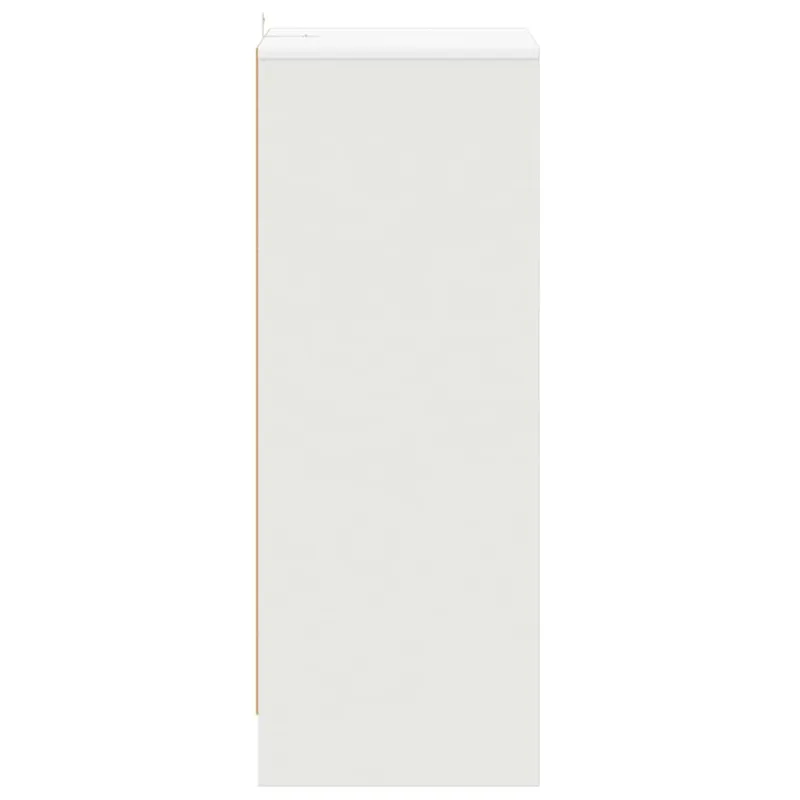 Spintelė batams, baltos spalvos, 60x35x92cm, apdirbta mediena
