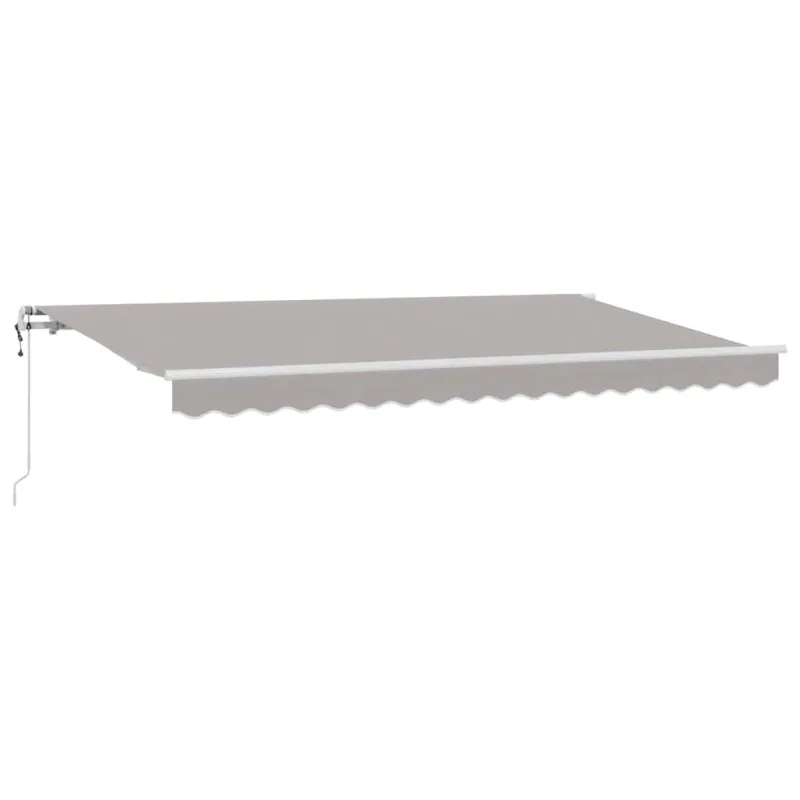 Ištraukiama markizė Šviesiai pilka 400 x 200 cm audinys