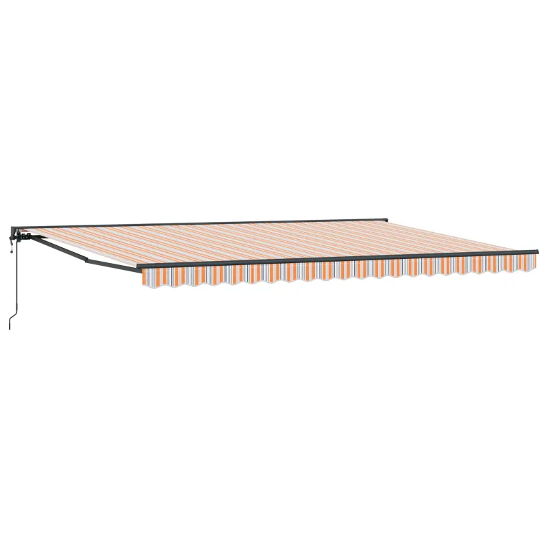 Markizės rėmas Mėlynas ir Oranžinis 500 × 300 cm