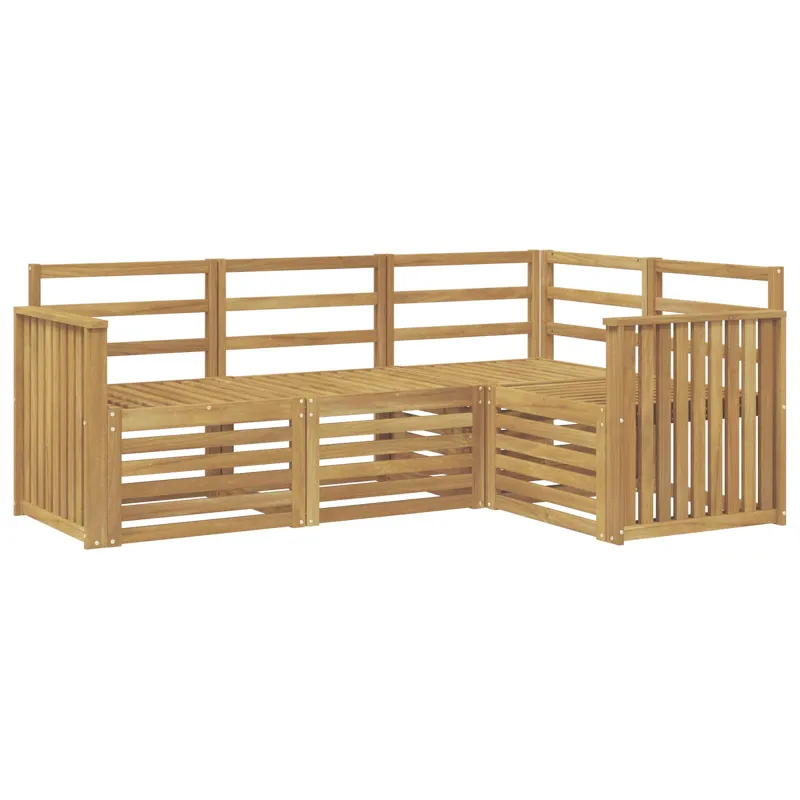 Sofų komplektai 4 pcs Balta 187,5 x 128,5 x 73 cm