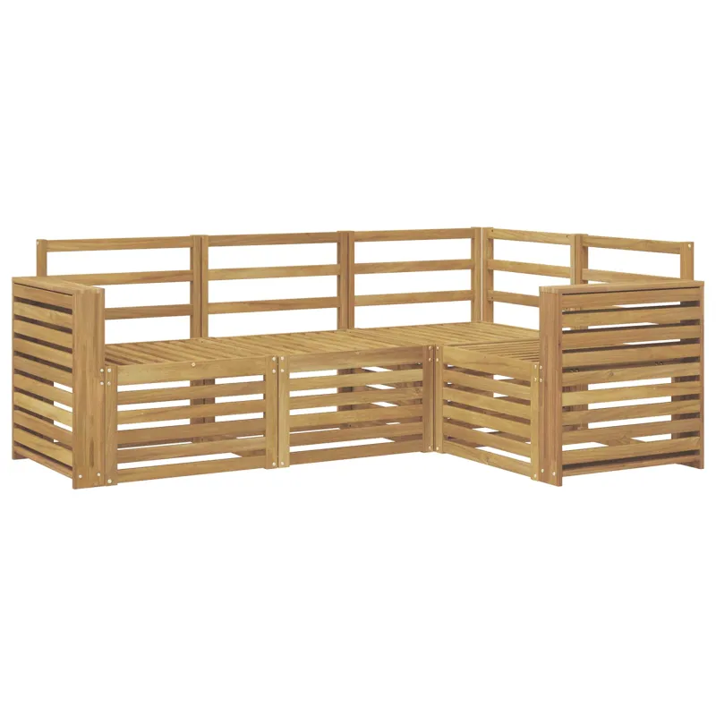 Sofų komplektai 4 pcs Balta 191 x 132,5 x 73 cm