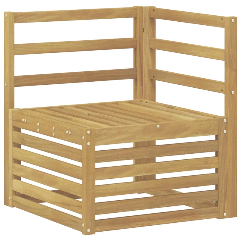 Lauko sofos komplektas 7 pcs Balta