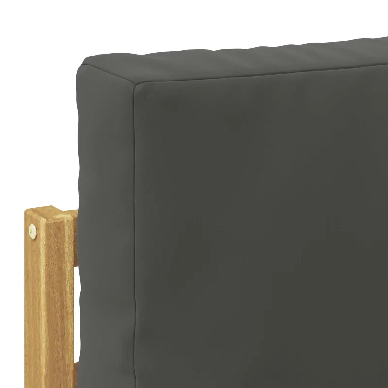 Lauko sofos komplektas 7 pcs Balta ir antracito