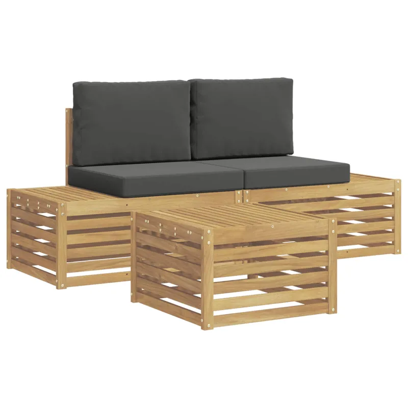 Lauko sofos komplektas 4 Vienetas