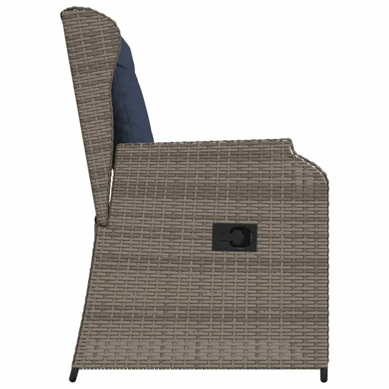 Sodo suolas 2 pcs Pilka poliratanas